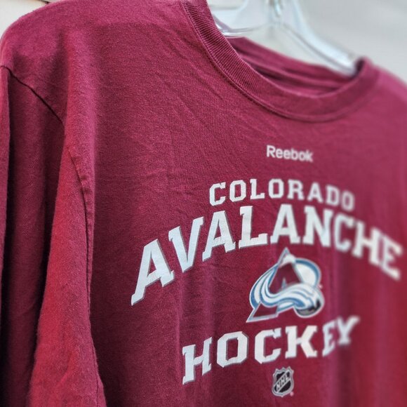 Colorado Avalanche Hockey Sport Game Long Sleeves + Beanie 🏒FANATIC BUNDLE🥅 - Picture 4 of 7